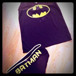 NWOT women's  Batman pajamas be sz Lg